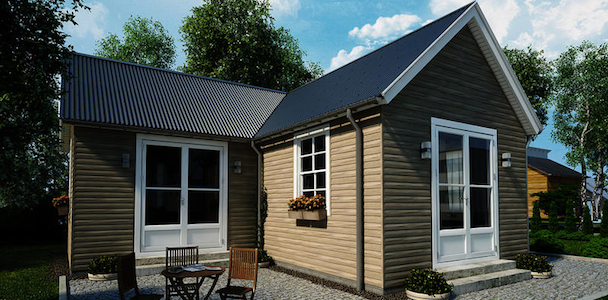 Produktbild von Kunststoffpaneele American Siding
